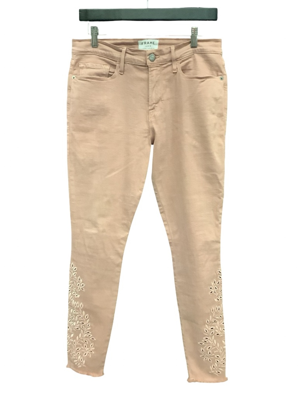 Frame Mid Rise Straight Leg Jeans Size: L/US 30
